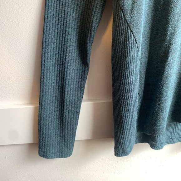 Rag & Bone Teal V-Neck Long Sleeve Shirt - Picture 7 of 8